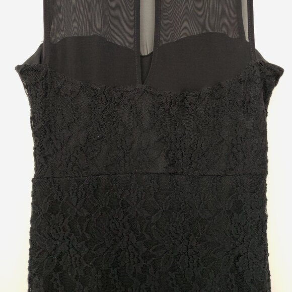 Tea N Rose Black Lace Semiformal Pencil Dress - Picture 9 of 10